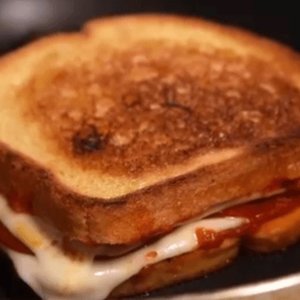 Toast di pizza in padella