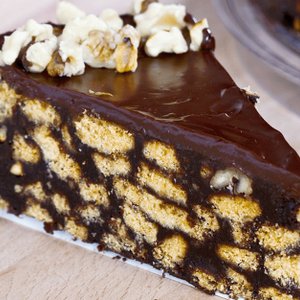 Torta di Biscotti Senza Cottura