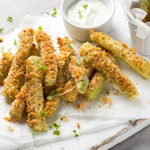 Zucchine Fritte con Salsa allo Yogurt