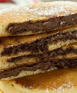 Ricetta Pancakes ripieni di Nutella