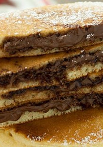 Ricetta Pancakes ripieni di Nutella