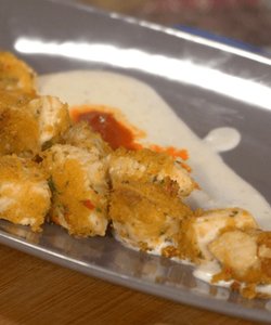 Ricetta La Casa del Gusto, Bocconcini di Pollo Croccanti con Salsa Yogurt