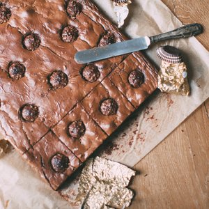 Brownies ai Ferrero Rocher