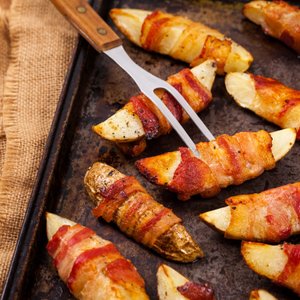Patate al Forno con Pancetta