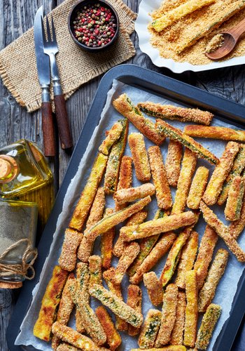 Ricetta Zucchine Croccanti al Forno
