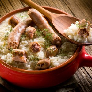 Risotto con Salsiccia