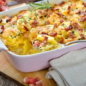 Pasticcio di Patate e Pancetta
