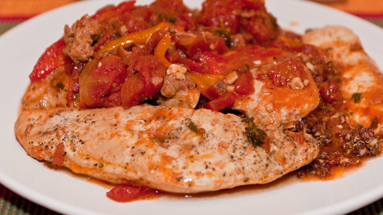 Ricetta Petto Di Pollo Ai Peperoni Il Club Delle Ricette