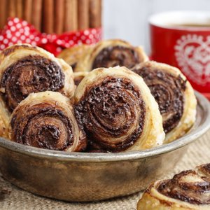 Girelle di Pasta Sfoglia alla Nutella