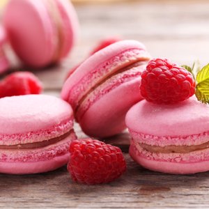Macarons ai Lamponi