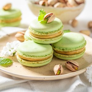 Macarons al Pistacchio