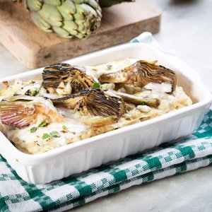Lasagne ai Carciofi con Pancetta e Taleggio