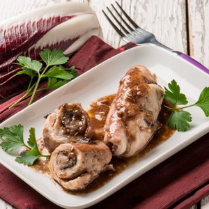 Involtini di Pollo al Radicchio