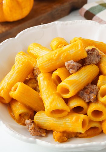 Ricetta Pasta Zucca e Salsiccia