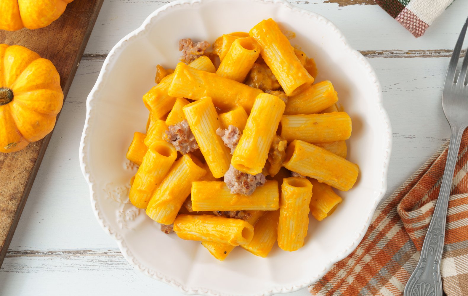 Ricetta Pasta Zucca e Salsiccia - Il Club delle Ricette