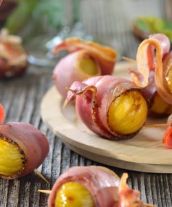 Ricetta Bocconcini di Castagne e Bacon