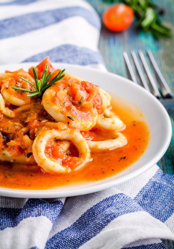 Ricetta Calamari al Sugo