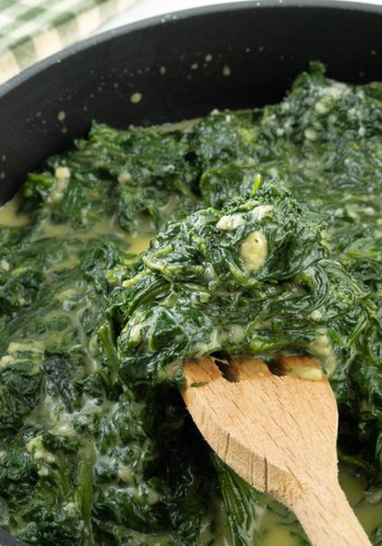 Ricetta Spinaci in Padella con Burro e Formaggio