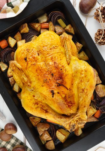 Ricetta Cappone Ripieno al Forno