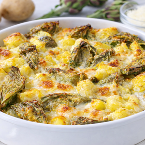 Sformato di Carciofi e Patate al Forno