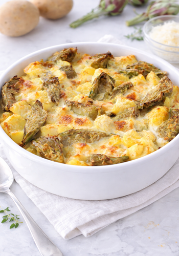 Ricetta Sformato di Carciofi e Patate al Forno