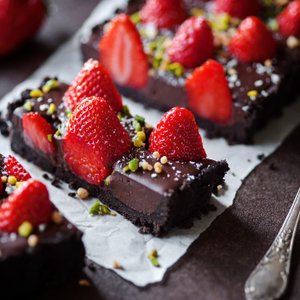 Crostata Cioccolato e Fragole