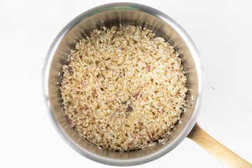 Ricetta Preparazione Risotto Mirtilli 6