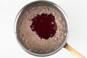 Ricetta Preparazione Risotto Mirtilli 9