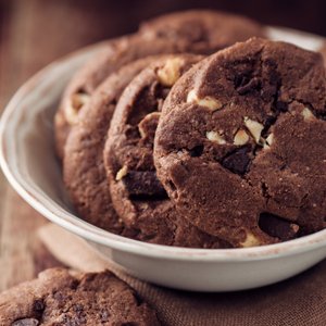 Biscotti all’Olio d’Oliva, Cioccolato e Nocciole