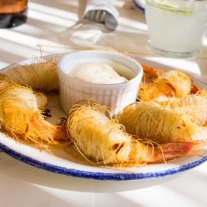 Gamberoni in Pasta Kataifi