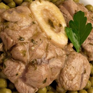 Ossobuco con Piselli