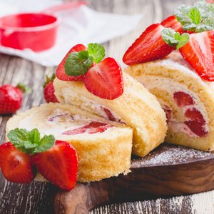 Rotolo alle Fragole