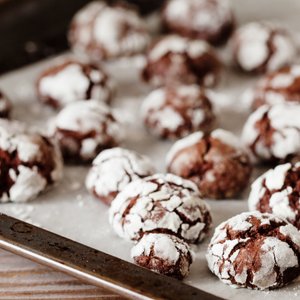 Biscotti Craquelé al Cioccolato