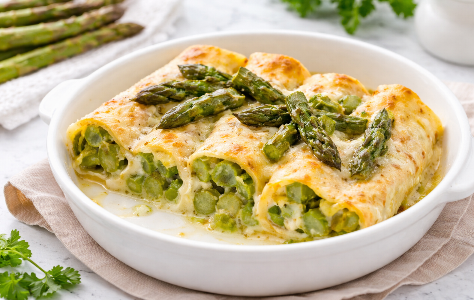 Crepes agli Asparagi