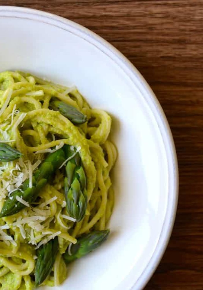 Ricetta Pasta al Pesto di Asparagi
