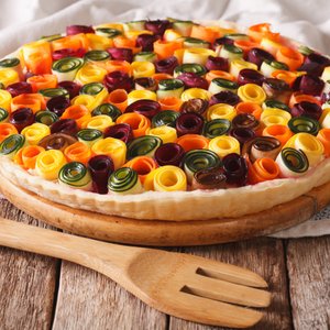 Torta di Rose Salata con Verdure