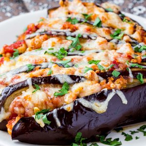 Ventagli di Melanzane al Forno