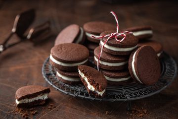 Ricetta Biscotti al Cioccolato e Crema