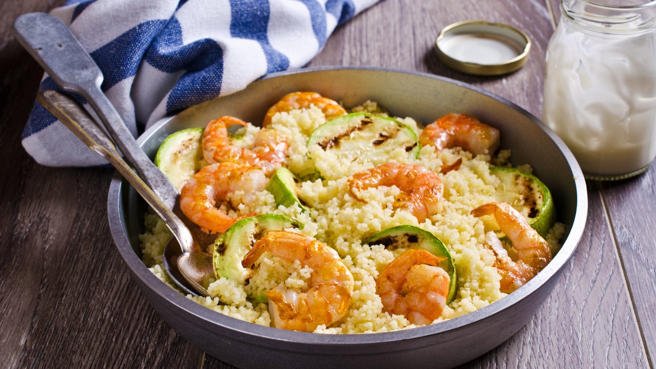 Ricetta Cous Cous Di Zucchine E Gamberi Il Club Delle Ricette