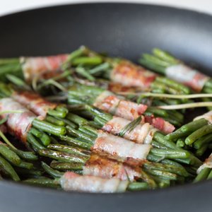 Involtini di Fagiolini e Pancetta