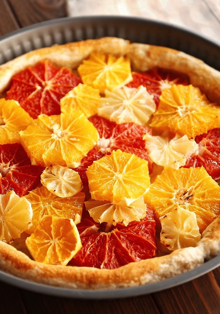 Ricetta Crostata Caramellata di Mele e Arance