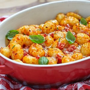 Gnocchi al Pomodoro Gratinati