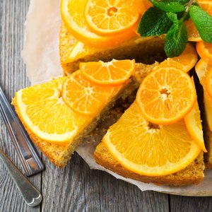 Torta di Polenta all’Arancia