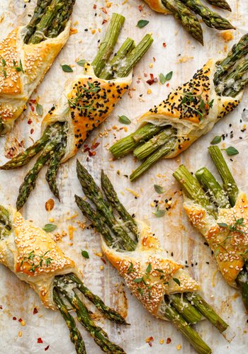 Ricetta Sfogliatine di Asparagi e Speck