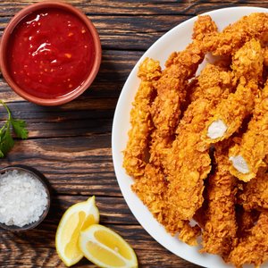 Stick di Petto di Pollo ai Corn Flakes