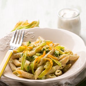 Pasta Zucchine e Fiori di Zucca