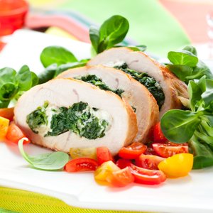 Petto di Tacchino con Spinaci e Formaggio
