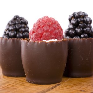 Bicchierini al Cioccolato e Frutti di Bosco