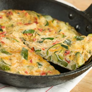 Frittata di Zucchine con Albumi