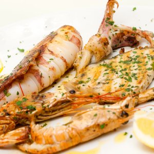 Grigliata Mista di Pesce e Crostacei